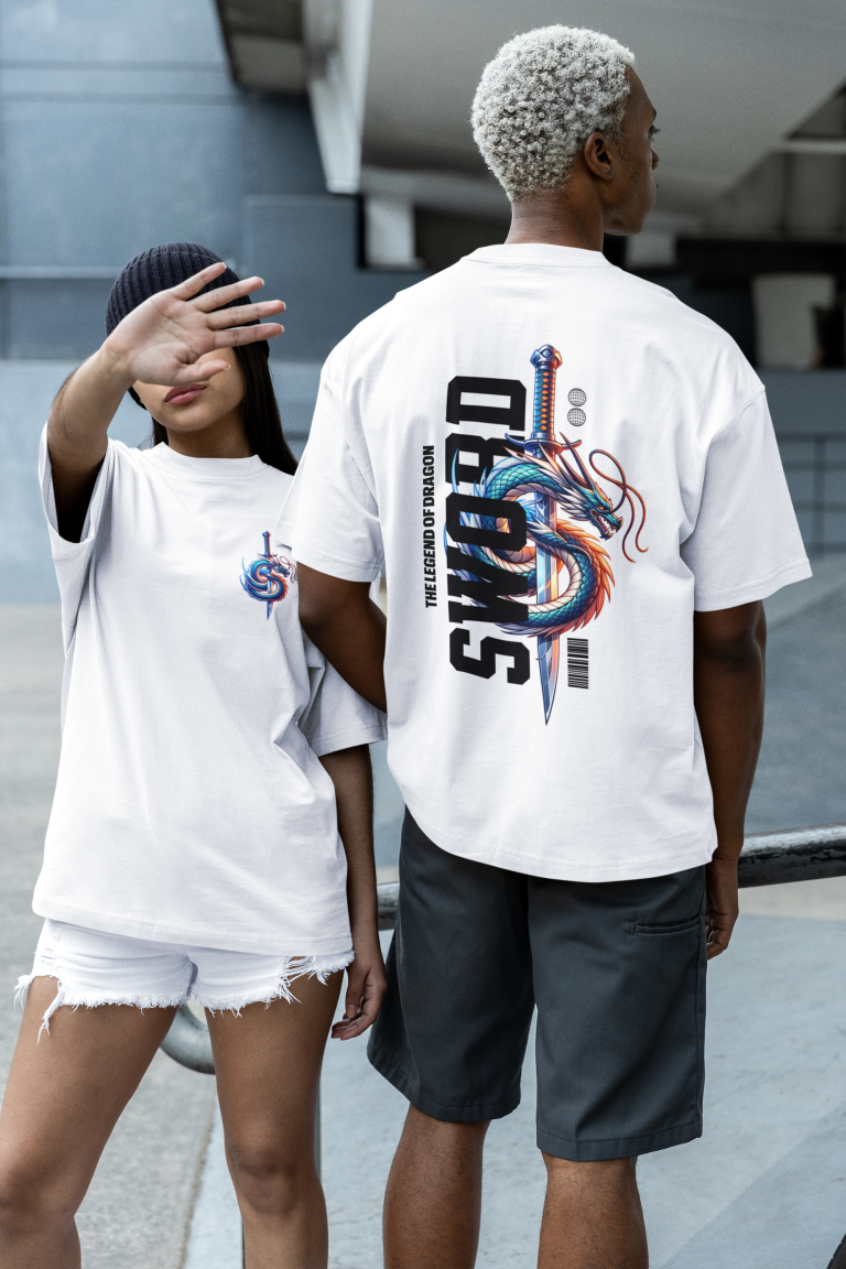 The Legend of Dragon Sword Printed T-Shirt
