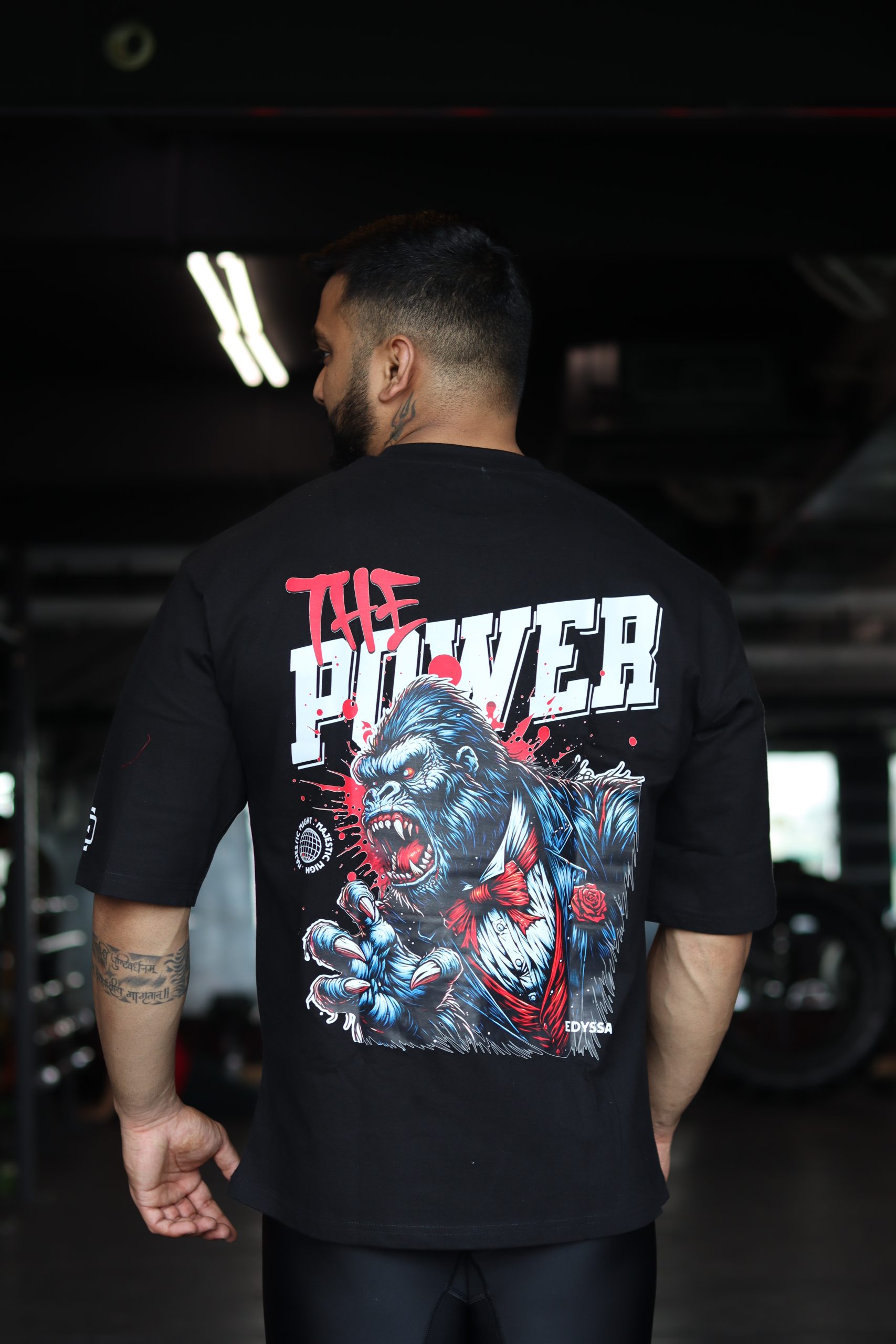The Power Gorilla Printed T-Shirt
