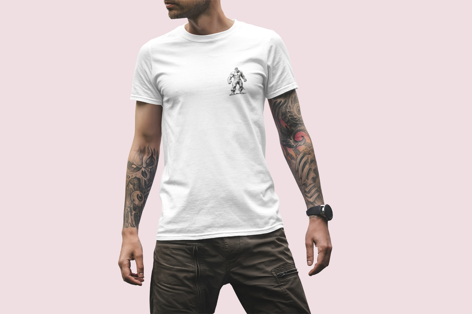 Z-Black Print T-Shirts Regular Size