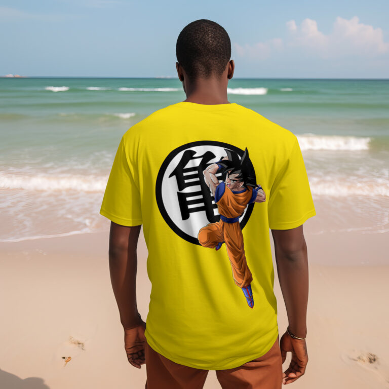 Goku “Kame Symbol” Printed Oversized T-Shirt