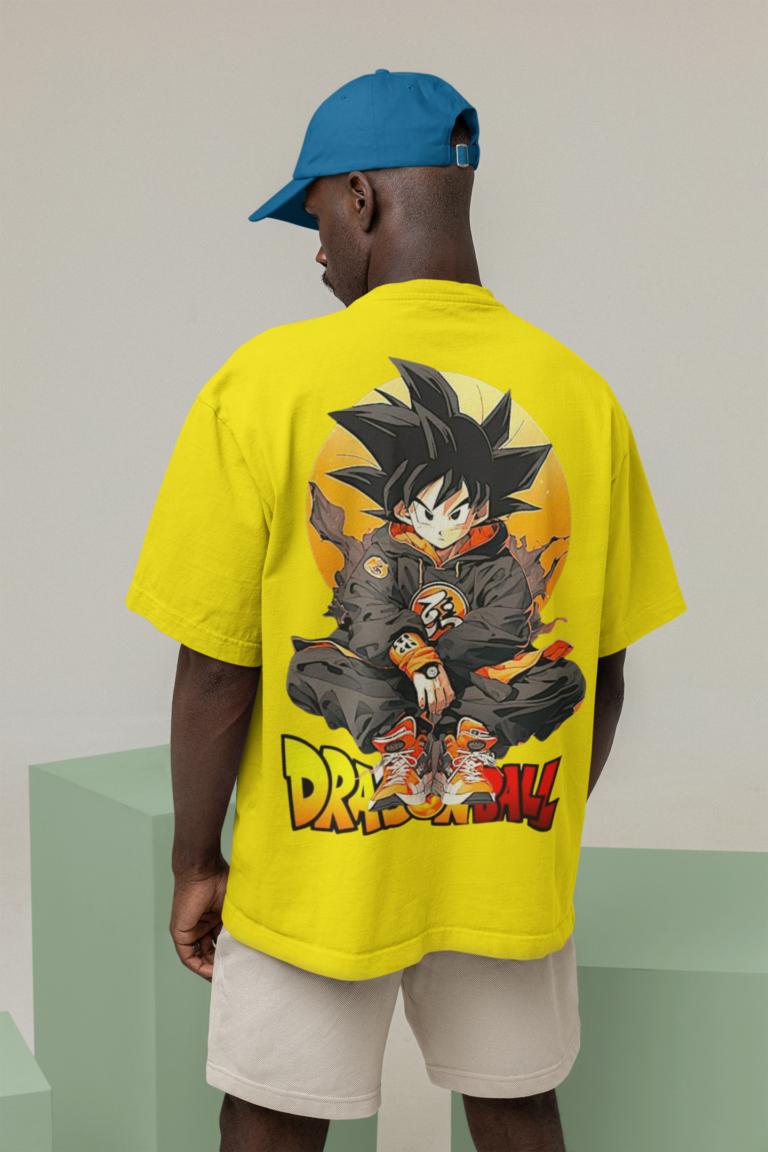 Dragon Ball Printed Oversized T-Shirts