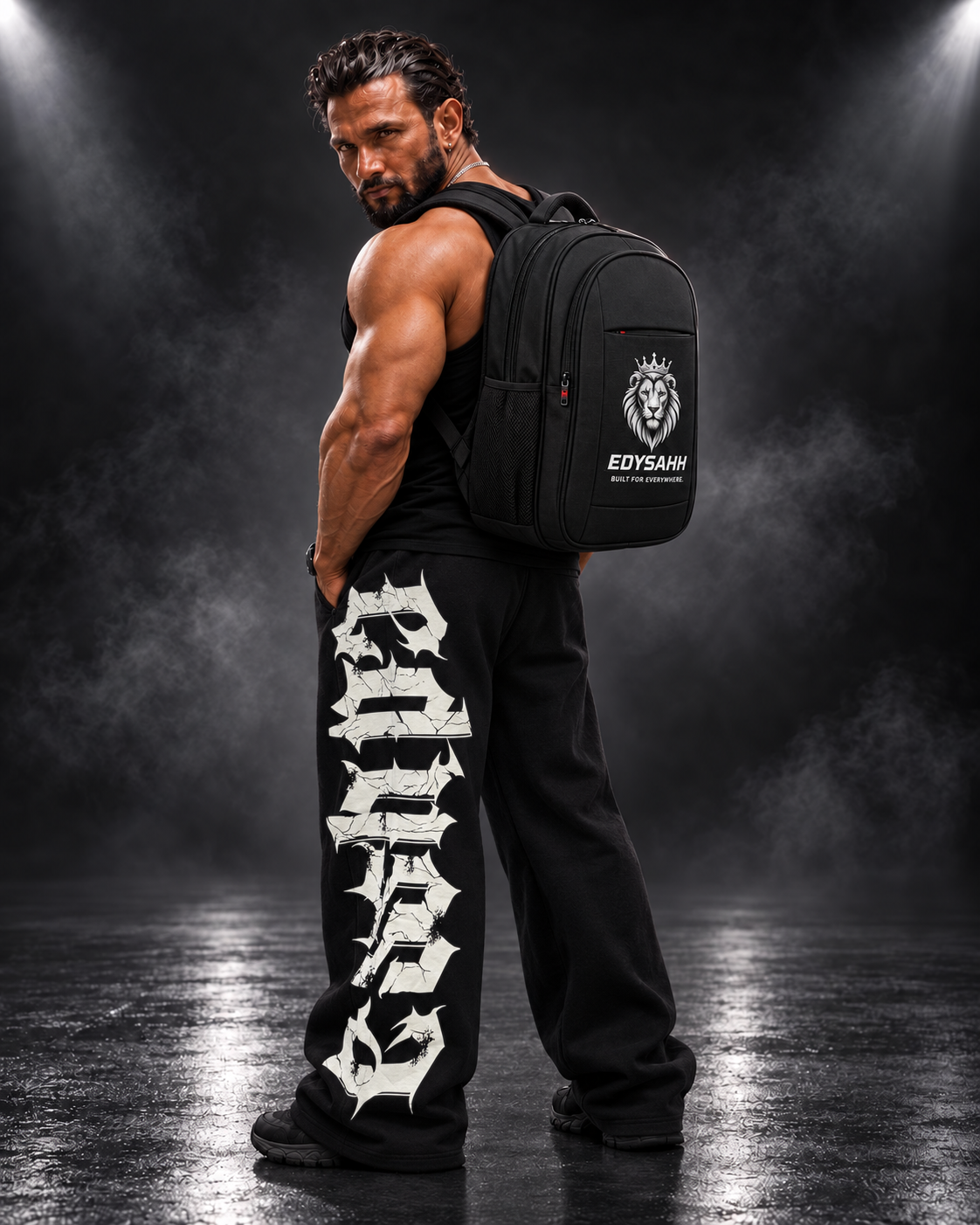 EDYSAHH® Built For Everywhere Multi-Storage Streetwear Backpack