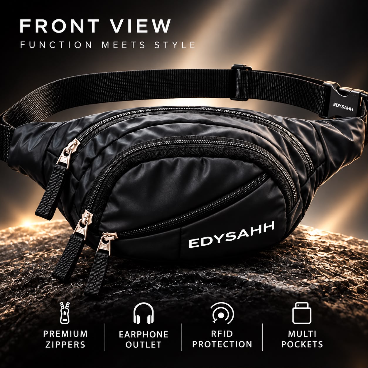 EDYSAHH® Unisex Water-Resistant Utility Waist & Crossbody Sling Bag - Image 8